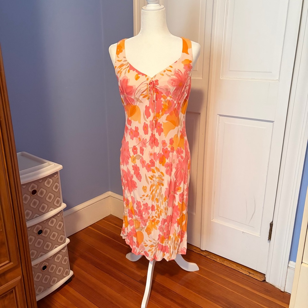 Ann Taylor LOFT Floral Print Dress, Size 4
